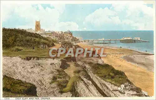 Cartes postales moderne East Cliff and Pier Cromer