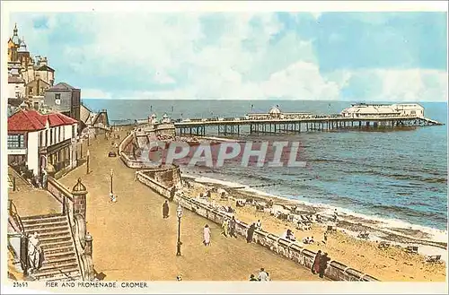 Moderne Karte Pier and Promenade Cromer