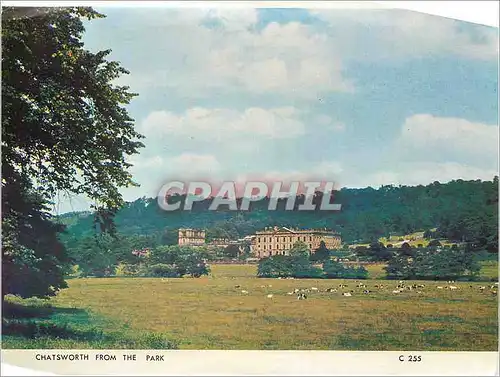Moderne Karte Chatsworth from the Park