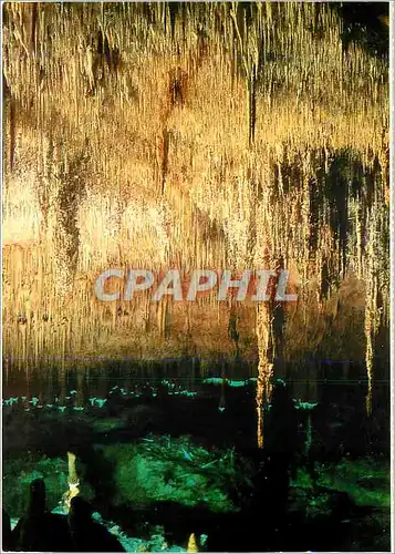 Moderne Karte Cuevas del Drach Porto Cristo Mallorca Formations Bizarres