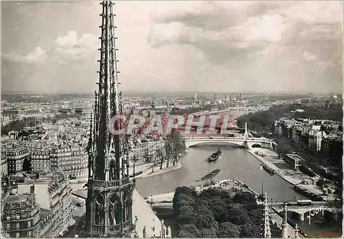 Cartes postales moderne Paris Vue panoramique prise de Notre Dame