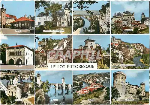 Cartes postales moderne Le Lot Pittoresque Martel Gluges Lacapelle