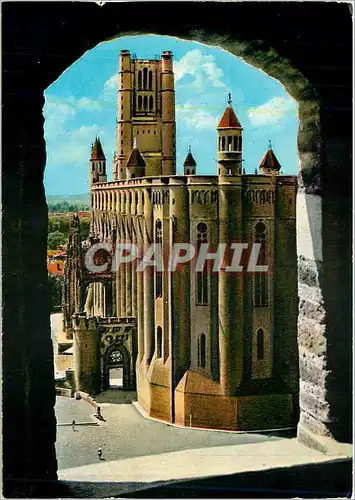 Cartes postales moderne Albi Tarn La Basilique Ste Cecile du Clocher de Saint Salvy