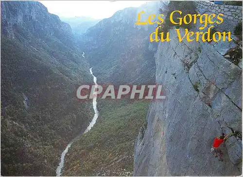 Cartes postales moderne Les Gorges du Verdon Alpinisme