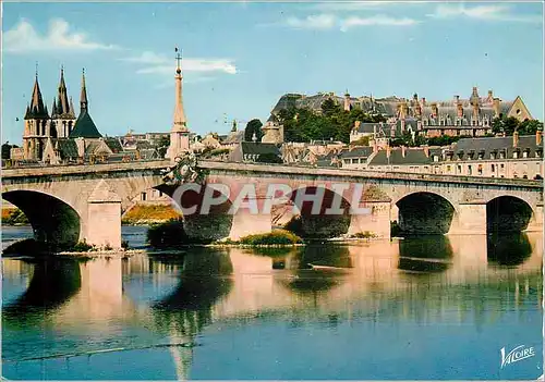 Cartes postales moderne Blois Loir et Cher Le Pont sur la Loire