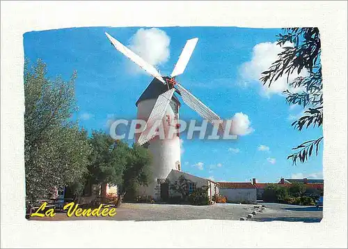 Moderne Karte La Vendee Au Pays de Monts Le Moulin de Raire