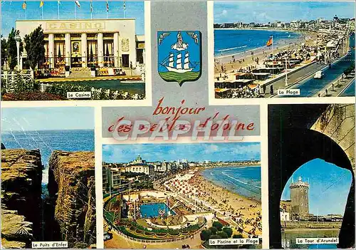 Cartes postales moderne Bonjour des sables d'Olonne