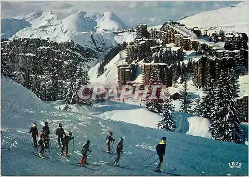 Cartes postales moderne Avoriaz Haute Savoie L'Arrivee des pistes dans la station