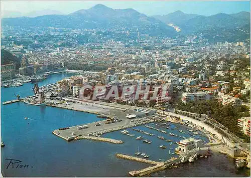 Cartes postales moderne Nice Vue aerienne Vue generale sur le Port