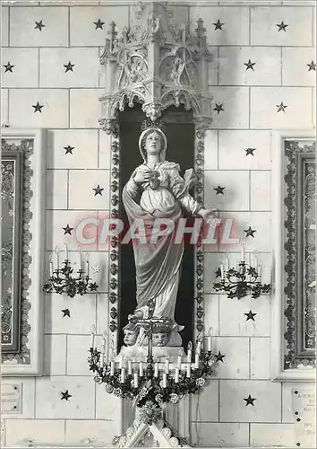 Cartes postales moderne Statue de la Vierge L'Ile