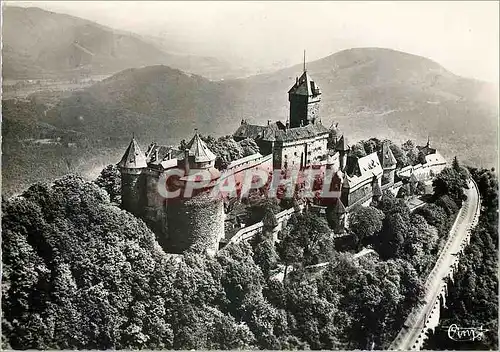 Cartes postales moderne Haut Koenigsbourg B Rhin Vue aerienne du Chateau
