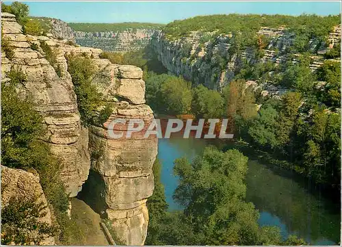 Cartes postales moderne Les Grands Paysages du Vivarais Les Gorges de l'Ardeche au Defile de Ruoms