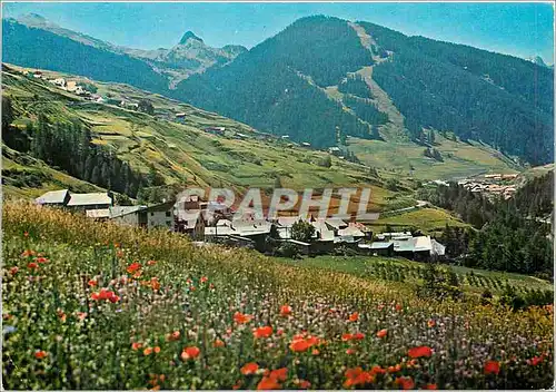 Cartes postales moderne Les Hautes Alpes St Marcellin de Vars Dans le fond Ste Marie et Ste Catherine