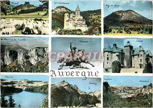 Cartes postales moderne L'Auvergne Murol St Nectaire Sancy Vercingetoric