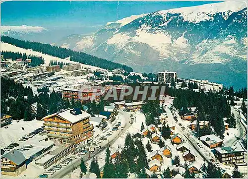 Cartes postales moderne Courchevel Savoie Vue partielle aerienne de la station