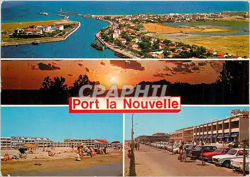 Moderne Karte Port la Nouvelle