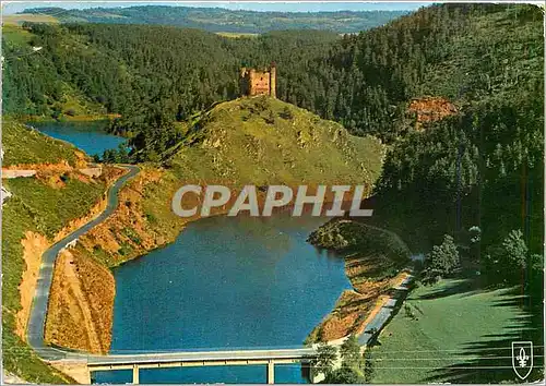 Cartes postales moderne L'Auvergne Pittoresque Chateau d'Alleuze