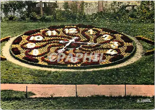 Moderne Karte Chalons sur Marne L'Horloge florale