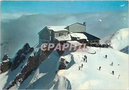 Cartes postales moderne Sports d'Hiver en Auvergne Depart des pistes a la Station superieure des telepheriques du Sancy