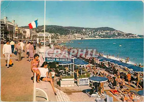 Cartes postales moderne Cote d'Azur Nice La Promenade des Anglais et la Plage