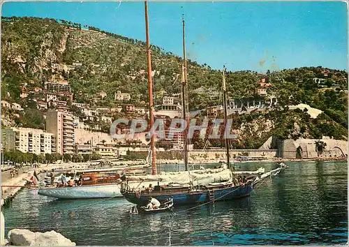 Cartes postales moderne Cote d'Azur Villefranche sur Mer Les Quais et la plage