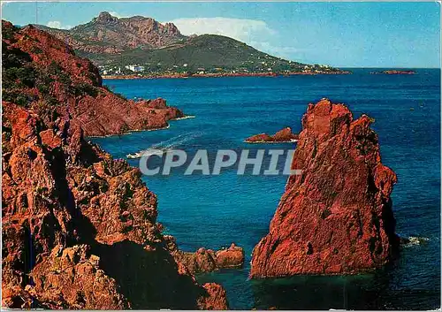 Cartes postales moderne Cote d'Azur La Corniche d'Or L'Esterel et ses roches rouges