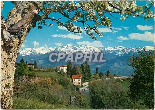 Cartes postales moderne Route de Grenoble au Col de Porte et la Chaine de Belladonne