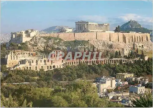 Cartes postales moderne Athenes L'Acropole Vue generale de l'Acropole prise du Monument de Philopappos