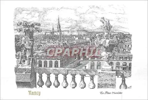 Cartes postales moderne Nancy La Place Stanislas