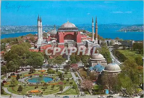 Moderne Karte Istanbul Turkiye Ayasofya Muzesi St Sophia Museum