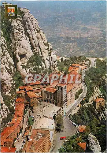 Moderne Karte Montserrat Panoramique du Monastere