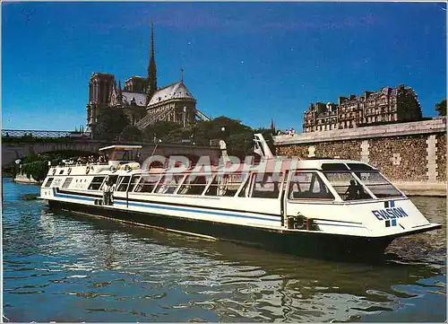 Cartes postales moderne Port de Billancourt Quai du Point du Jour Boulogne Bateau Evasion