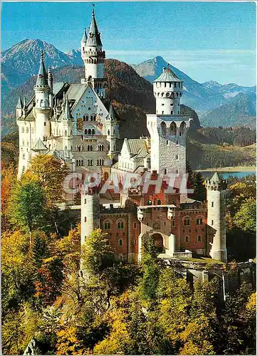 Moderne Karte Cahteau Royal de Neuschwanstein