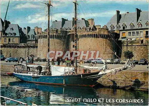 Cartes postales moderne Saint Malo et les Corsaires Bateau