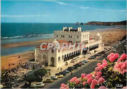 Cartes postales moderne Hendaye Frontiere Franco Espagnole La Plage Le Casino