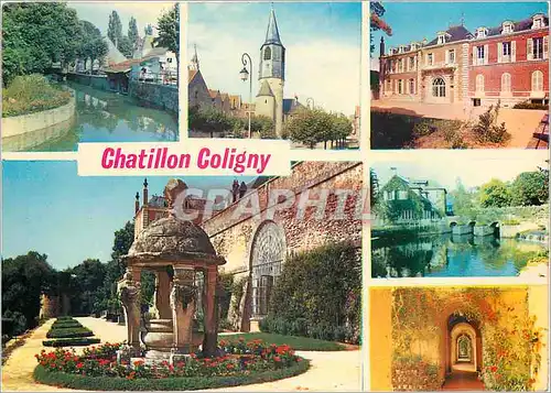 Moderne Karte Chatillon Coligny