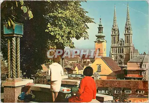 Cartes postales moderne Zagreb Pogleb sa Strossmajerovog Setalista