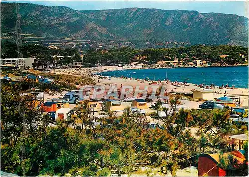 Cartes postales moderne Le Lavandou La Plage de la Faviere Le Camp du Domaine