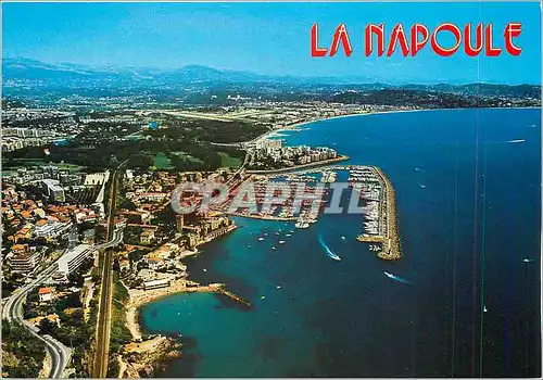 Cartes postales moderne La Napoule Le ch�teau et le nouveau port