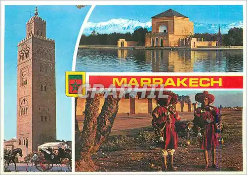 Moderne Karte Marrakech