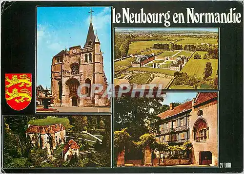 Moderne Karte Le Neubourg en Normandie