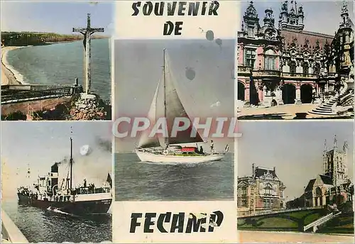 Cartes postales moderne Fecamp Bateau