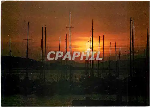 Cartes postales moderne Cote d'Azur Coucher de soleil