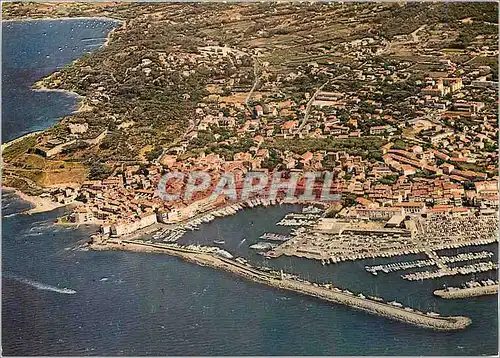 Moderne Karte Saint Tropez Vue generale