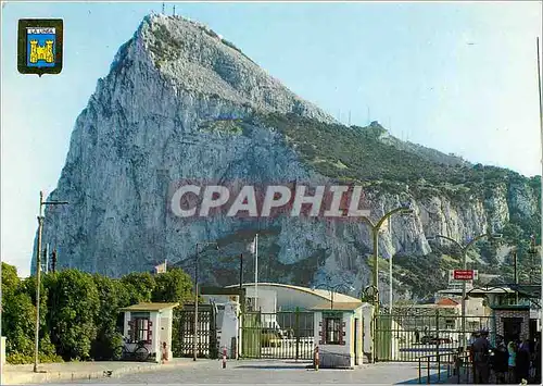 Moderne Karte La Linea Cadiz Vue du Penon de Gibraltar