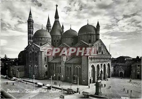 Moderne Karte Padova Basiliue du Saint