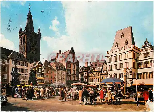 Cartes postales moderne Trier Mosel Hauptmarkt mit Steipe