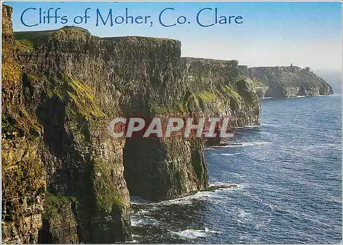Moderne Karte The Cliffs of Moher Co Clare These majestic cliffs amont the most magnificent stretches of cliff