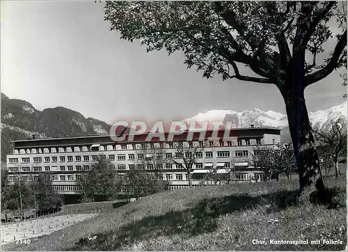 Moderne Karte Chur Kantonsspital mit Falknis