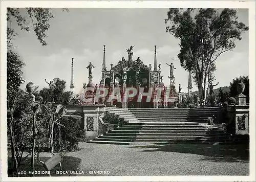 Cartes postales moderne Lago Maggiore Isola Bella Giardino